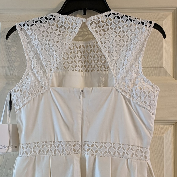 Beautiful White NWT Calvin Klein Dress - Picture 4 of 5